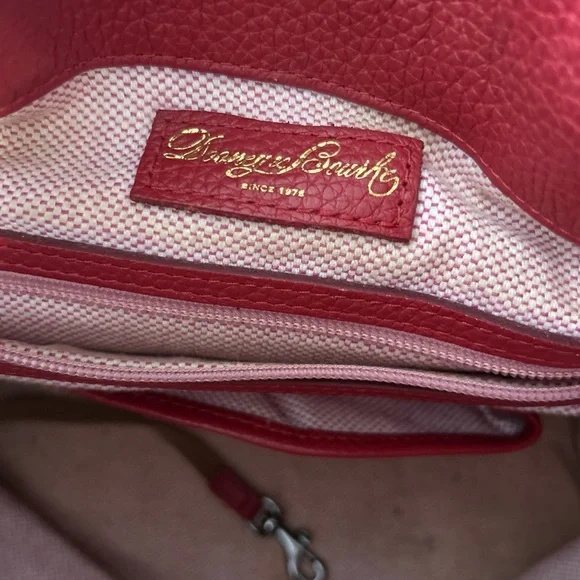 Red Leather Women's Bag - Picture 7 of 15